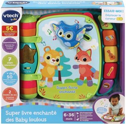VTech interactief babyboek blauw met muziek en lichtjes speelgoed