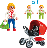 Playmobil City Life poussette - Landau jumeaux 5573 jouet-2