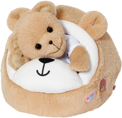 Baby Born grotte de sommeil ours lit poupée peluche tanière câline-2