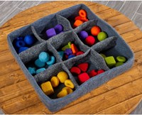 Cosy vilt grote losse onderdelen organiser - speelgoed opbergtray-2