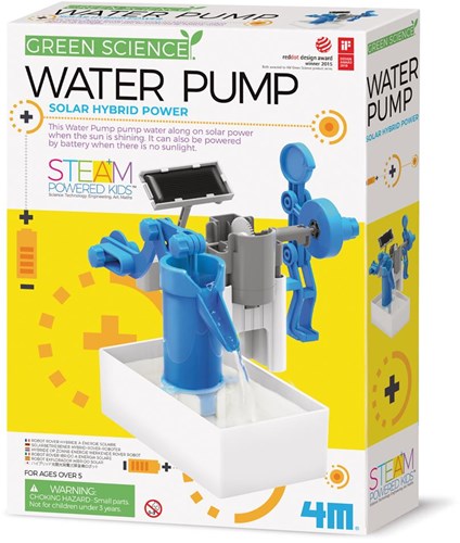 4M waterpomp Green Science zonne-energie techniek speelgoed