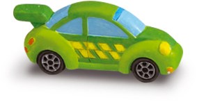 4M Mouler et Peindre Voitures de Course - Kit Créatif en Plâtre-3