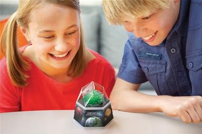 4M Science kit de croissance de cristal espace bleu jouet éducatif 9cm-3