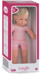 Corolle Poupée Bébé Paloma - 36cm - cheveux blonds longs et yeux bleus