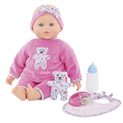 Corolle interactieve babypop Lucille - Franse pop met vanillegeur, 42cm, 20 geluiden, 8 functies