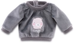 Corolle poppenkleding sweater beer voor babypop 36cm - zacht velours