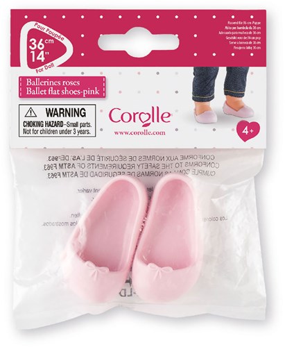 Corolle chaussures ballerines roses pour poupées - accessoires Ma Corolle