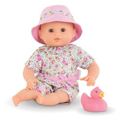 Corolle babypop Coralie badpop met badkleding - 30 cm - inclusief badeendje
