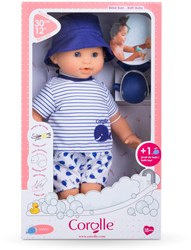 Corolle badpop Marin - babypop 30cm met walvis voor in bad