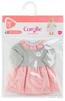 Corolle robe de poupée Magical 30cm - vêtement poupée pois roses