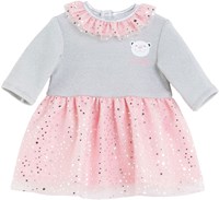 Corolle robe de poupée Magical 30cm - vêtement poupée pois roses-2