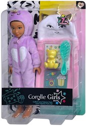 Corolle modepop Luna pyjama party set - pop met accessoires - 28 cm