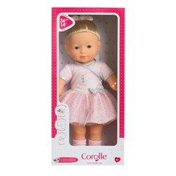 Corolle poupée bébé ballerine - poupée avec cheveux en tutu rose et chaussons de danse