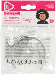 Corolle accessoire poupée serre-tête argenté pour Ma Corolle 36cm