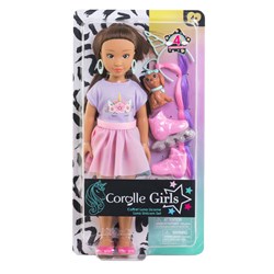 Corolle poupée mannequin Luna Licorne avec accessoires et chien - 28 cm