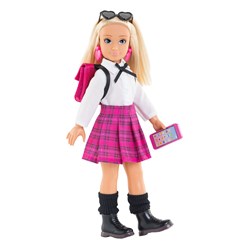 Corolle Girls vêtements de poupée étudiante anglaise - set accessoires mode 28 cm