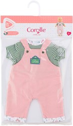 Corolle babypop kleding set - T-shirt en overall 36cm poppen outfit