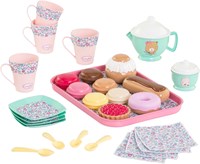 Corolle Set de thé pour poupée - Accessoires pour poupées, 30 pièces, jeu de rôle-3