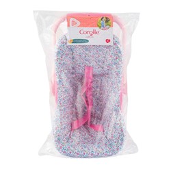 Corolle porte-poupée fleurs poupée bébé 36cm jouet rose