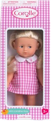 Corolle babypop Mini Corolline Rosy met roze geruite jurk pop