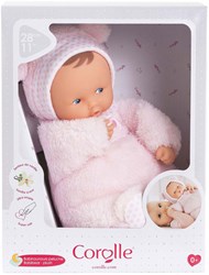 Corolle Babypop Pluche Babybeer 28cm - Zachte Knuffelpop Roze