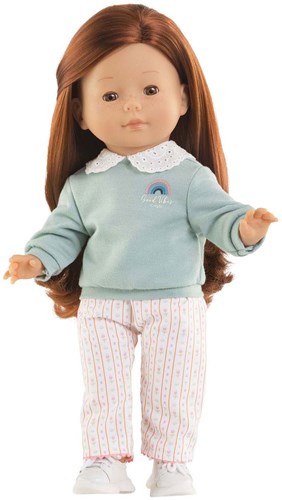 Corolle poppen sweater groen 36cm - poppenkleding regenboogprint-3