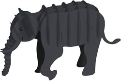 FRIDOLIN 3D Papier Model - Olifant