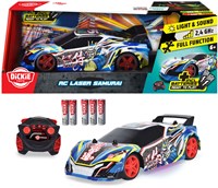 Dickie RC auto Laser Samurai - bestuurbare speelgoedauto met licht en geluid-3