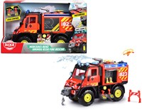 Dickie camion de pompiers Unimog U530 avec télécommande et canon à eau-3
