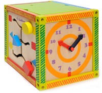Eichhorn houten speelbox activiteitenkubus kralenspiraal educatief-3