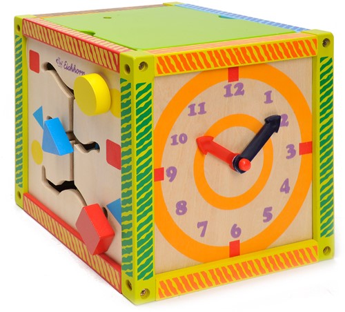 Eichhorn houten speelbox activiteitenkubus kralenspiraal educatief-3