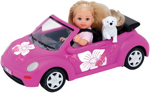 Simba poppenauto Evi Love Cabrio roze speelgoedauto minipop-2