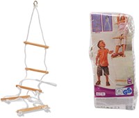 Eichhorn Outdoor touwladder houten klimrek voor kinderen 140-210 cm