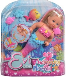 Zeemeermin pop Evi Love zwemmend badspeelgoed met accessoires