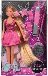 Steffi Love pop haarstylist met accessoires en borstel voor kinderen