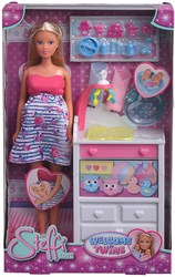 Steffi Love pop Welcome Twins met commode en accessoires - tweeling