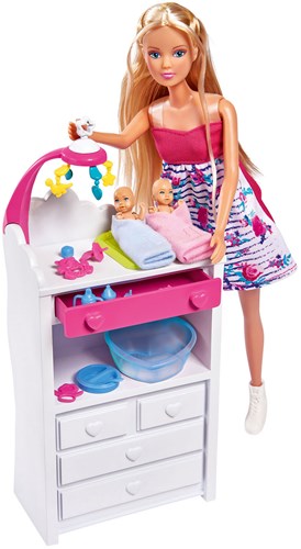Steffi Love pop Welcome Twins met commode en accessoires - tweeling-2