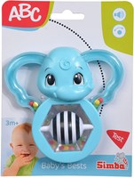 Hochet éléphant avec miroir jouet bébé plastique coloré