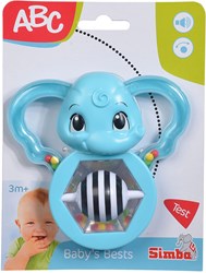Rammelaar Olifant met Spiegel baby speelgoed kunststof kleurrijk