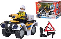 Simba Sam le pompier quad de police avec figurine Malcolm et accessoires-2