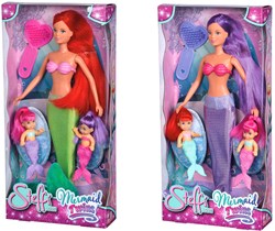 Poupée sirène Steffi Love avec jumelles - poupée jouet pour enfants