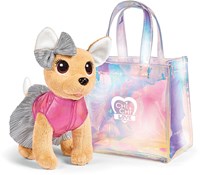 Simba speelgoedhond Chi Chi Love Shimmer in tas - knuffel 20 cm-3