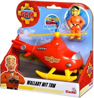 Simba Sam le Pompier Hélicoptère Wallaby avec Jouet Tom Thomas
