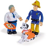 Simba Sam le pompier figurines - Sam, Steele, Radar - coffret jouet-2