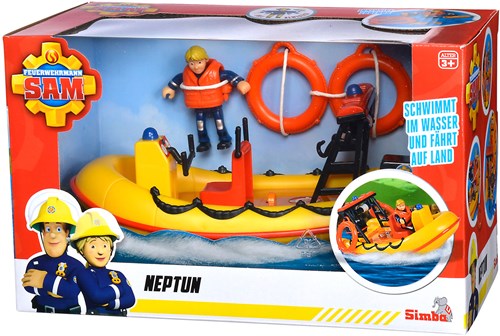 Simba Brandweerman Sam reddingsboot speelgoed met Penny figuur