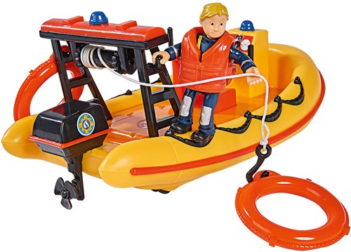 Simba Brandweerman Sam reddingsboot speelgoed met Penny figuur-3