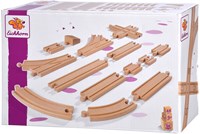 Eichhorn circuit de rails en bois - set d'extension 44 pièces bois FSC-2