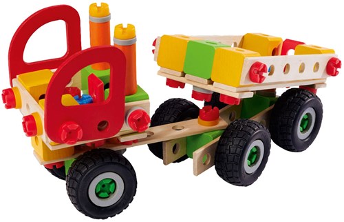 Eichhorn Constructor coffret de construction camion - jouet en bois 135 pièces