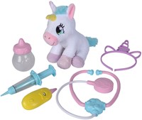 Simba dierenarts speelset eenhoorn knuffel - fantasie speelgoedset-3