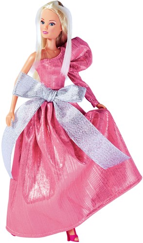 Steffi Love poupée mannequin robe de soirée rose poupée 29 cm jouet